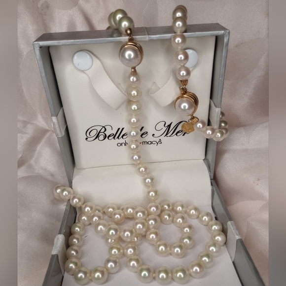 BELLE DE MER | Majorica | Pearl Necklace & Bracelet - Picture 2 of 7